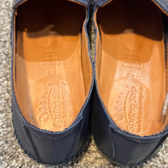 Spring Step Navy Loafers - Picture 2 of 11
